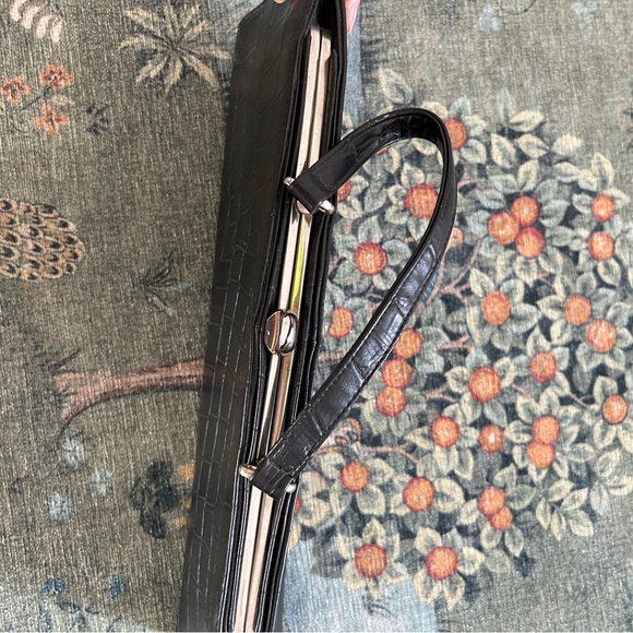 Vintage Black crocodile Gioe clutch - Picture 7 of 11